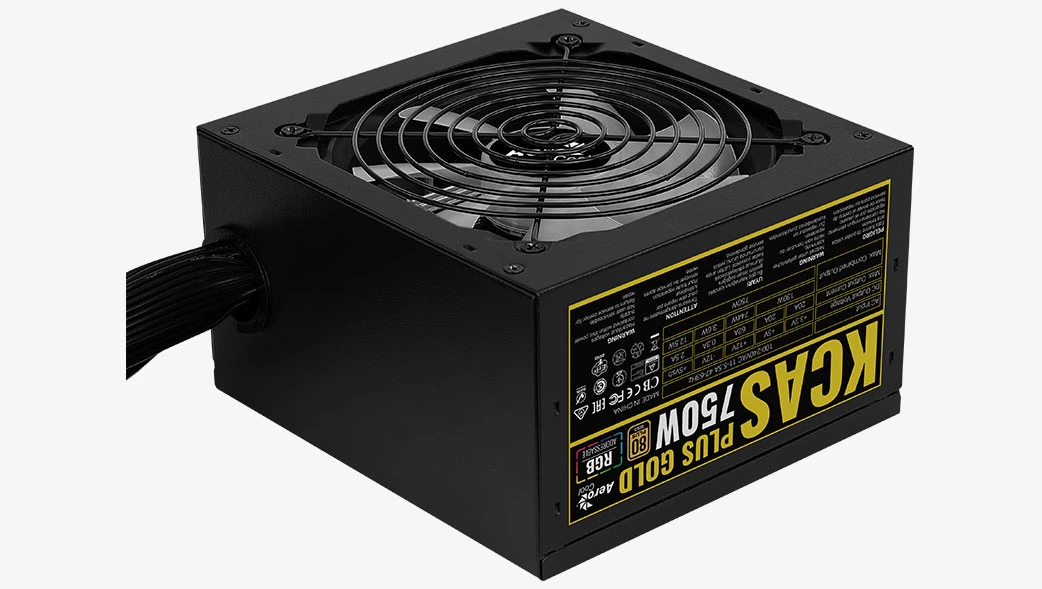 БП ATX 750W AeroCool KCAS Plus Gold 750W RGB, 20+4+8/24+8+8, 8SATA, 4mol, 3x6+2p PCI-E,ATX