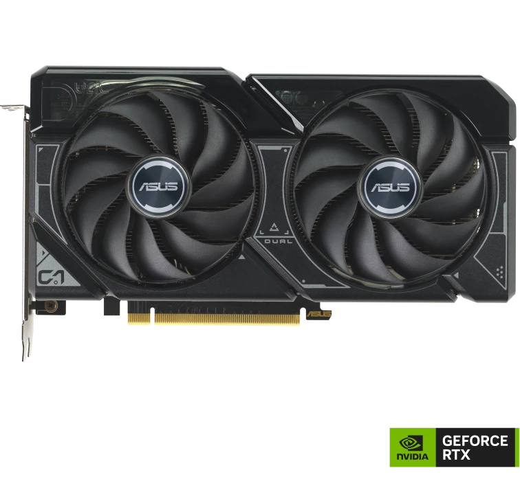 Видеокарта GF RTX4060Ti, Asus Dual OC SSD, 2595MHz/18000MHz, 128bit, 8GB GDDR6, HDMI, 3xDP — 2
