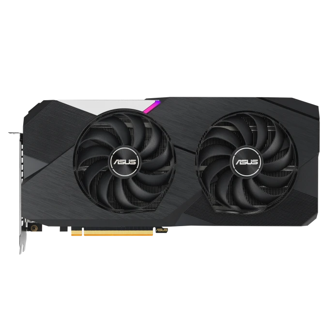 Видеокарта Radeon RX6750XT, Asus Dual OC, 2638MHz/18000MHz, 192bit, 12GB GDDR6, HDMI, 3xDP