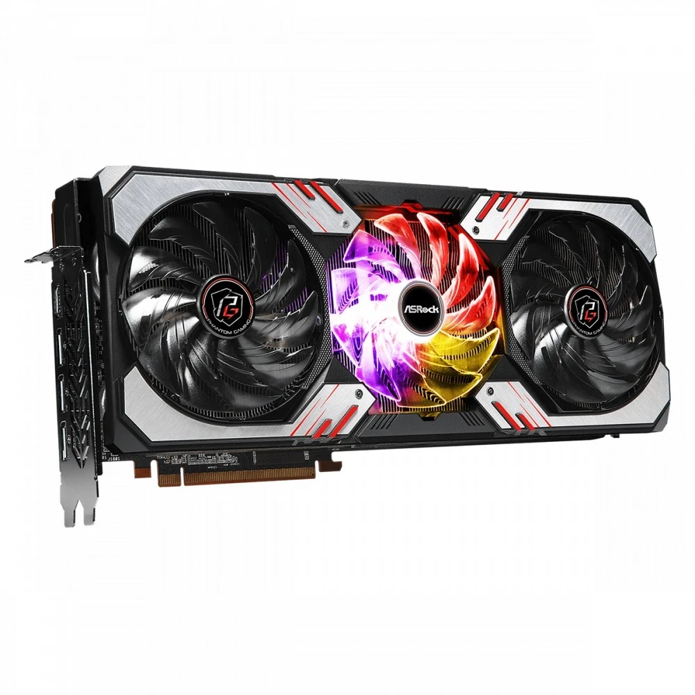Видеокарта Radeon RX6900XT, ASRock Phantom Gaming D OC, 2340MHz/16000MHz, 256bit, 16GB GDDR6, HDMI, 3xDP