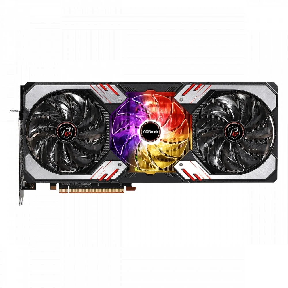 Видеокарта Radeon RX6900XT, ASRock Phantom Gaming D OC, 2340MHz/16000MHz, 256bit, 16GB GDDR6, HDMI, 3xDP — 2