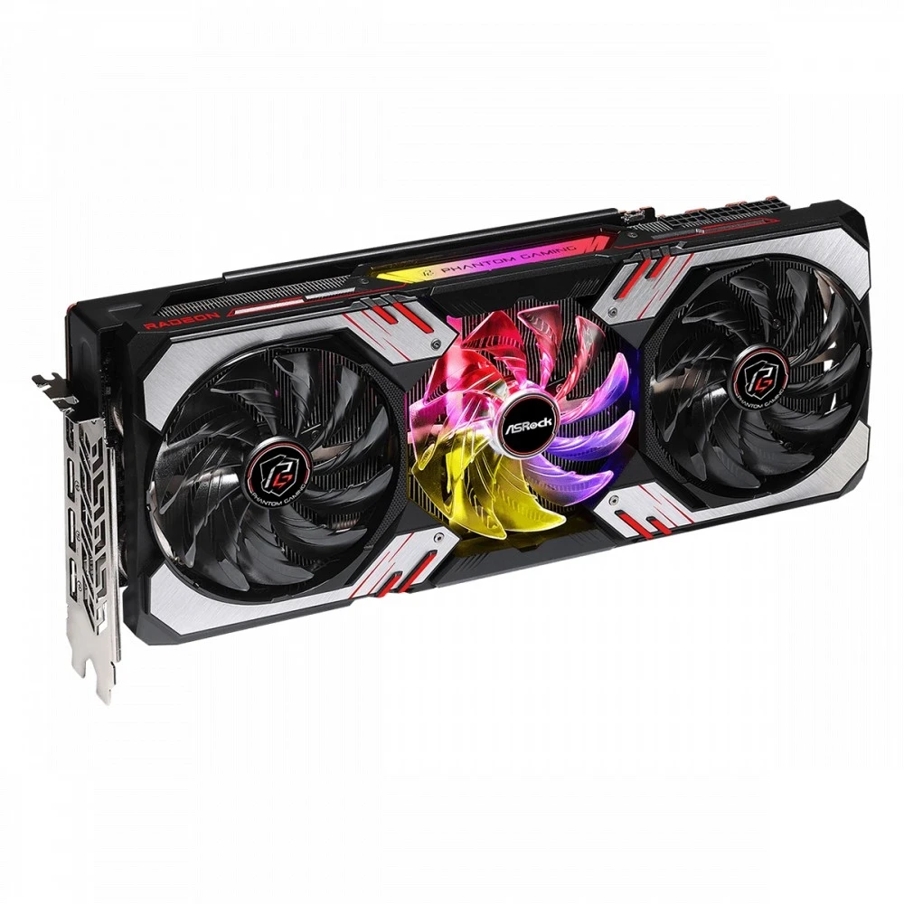 Видеокарта Radeon RX6900XT, ASRock Phantom Gaming D OC, 2340MHz/16000MHz, 256bit, 16GB GDDR6, HDMI, 3xDP — 3