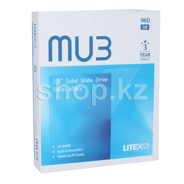 SSD накопитель SSD 960GB LiteOn MU3 PH6, 2.5", read 550 MB/s, write 500 MB/s, SATA III, MLC — 5