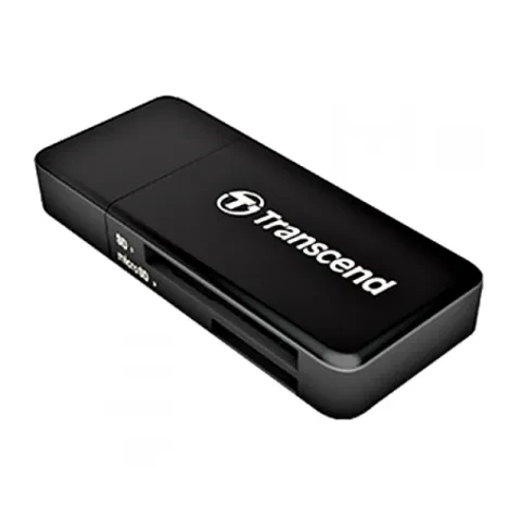 Картридер Transcend TS-RDF5K, Black, SD/SDHC/SDHC UHS-I/SDXC/microSD/microSDHC/microSDXC, USB 3.1