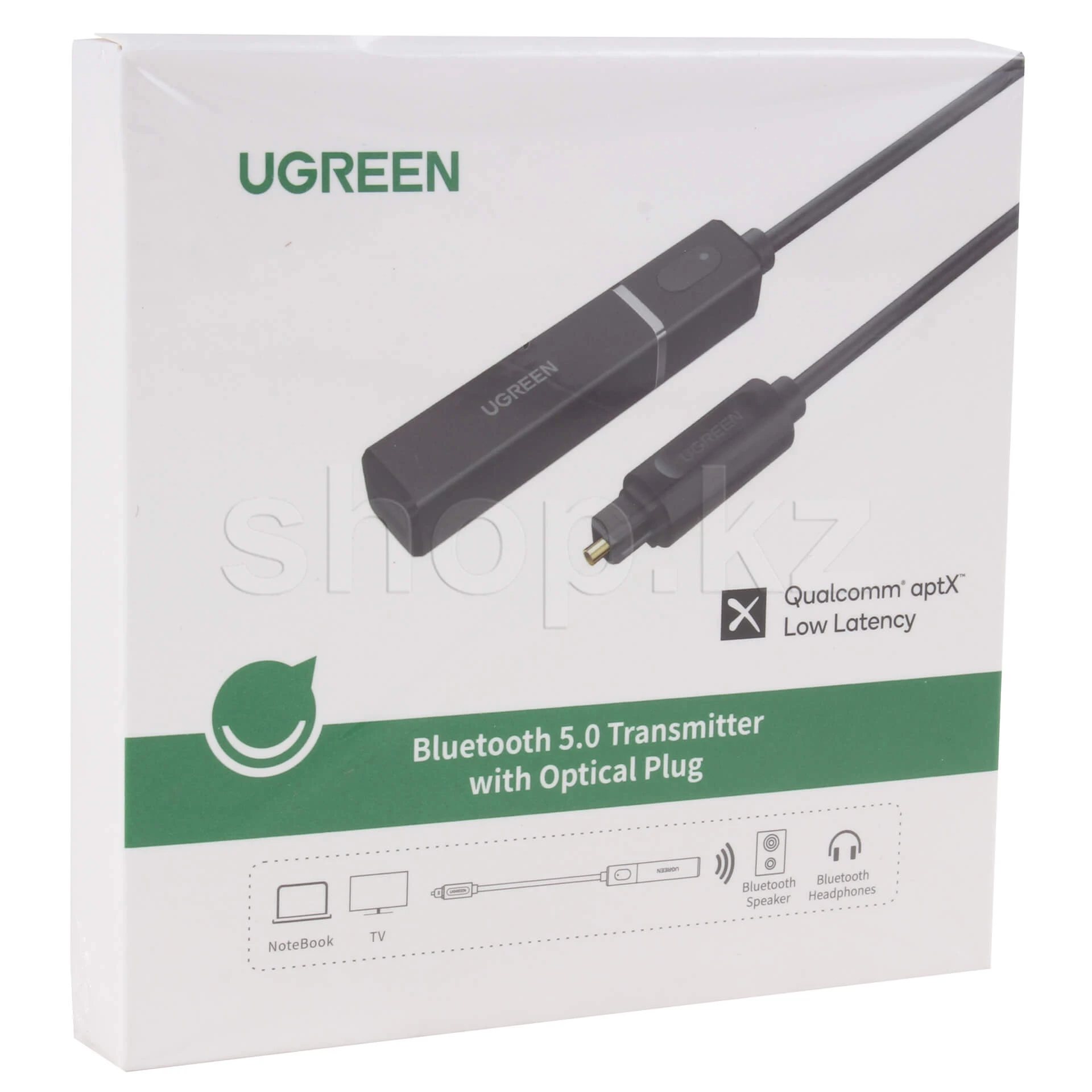 Трансмиттер Ugreen CM150, BT 5.0, 1xS/PDIF, microUSB — 3