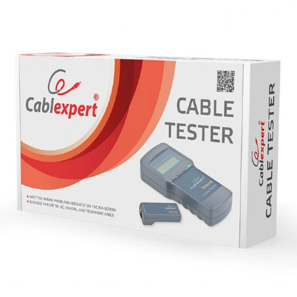 Тестер сети Cablexpert NCT-3 для BNC, RJ-45 — 2