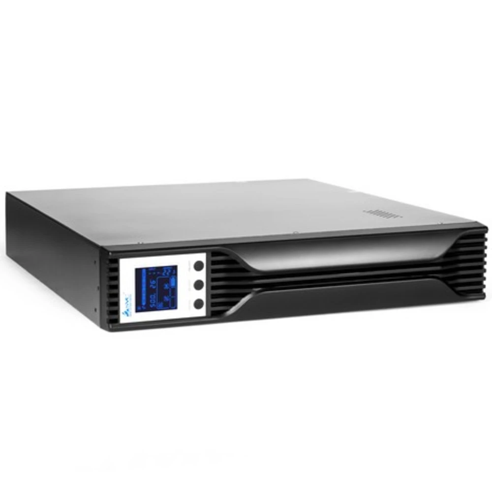 UPS SVC RTL-3K-LCD, 2100W, 4x12V/9Ah, AVR 145-275V, 2 розетки, USB, Black