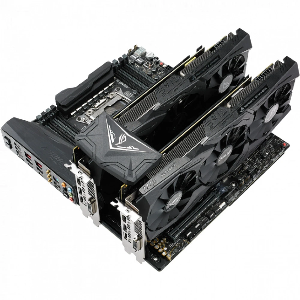 SLI-мост Asus ROG SLI HB Bridge 3Slot, RGB — 3