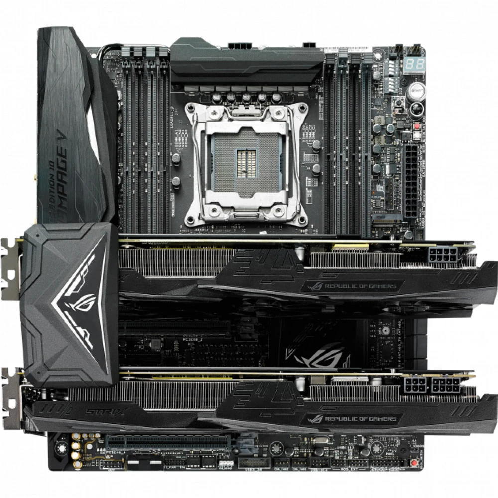 SLI-мост Asus ROG SLI HB Bridge 3Slot, RGB — 4
