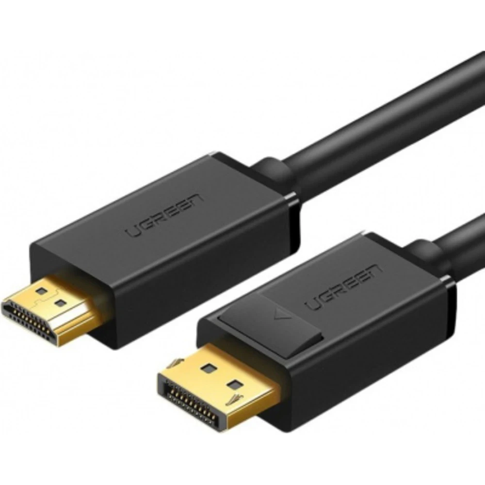 Кабель DisplayPort to HDMI Ugreen DP101, 2m., Black, BOX