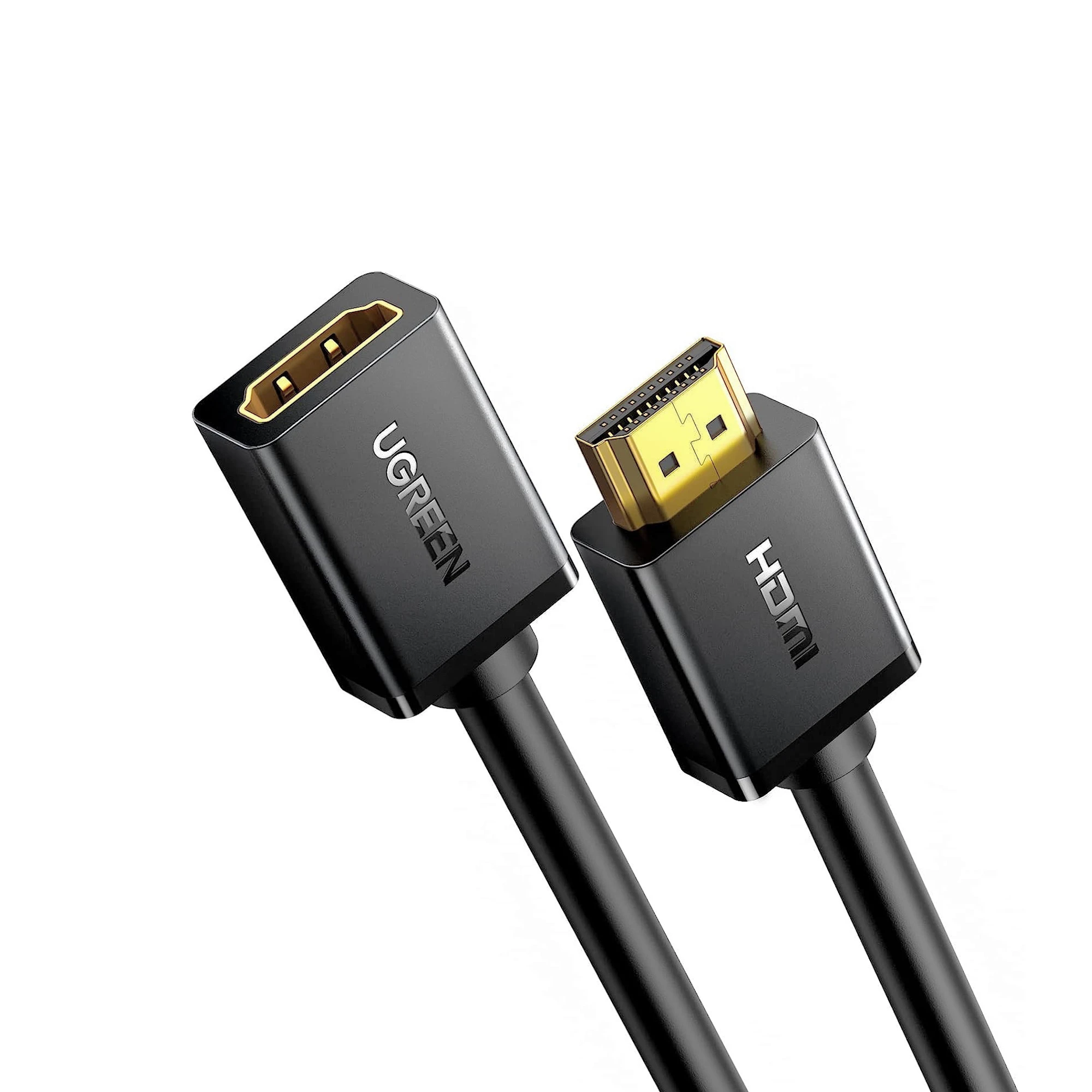 Кабель HDMI Ugreen 10142, 2m, V2.0, male-female, OEM