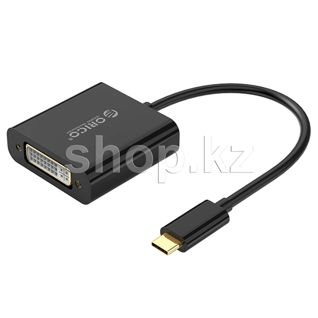 Переходник USB Type C- DVI, Orico XD-125-BK-BP, BOX