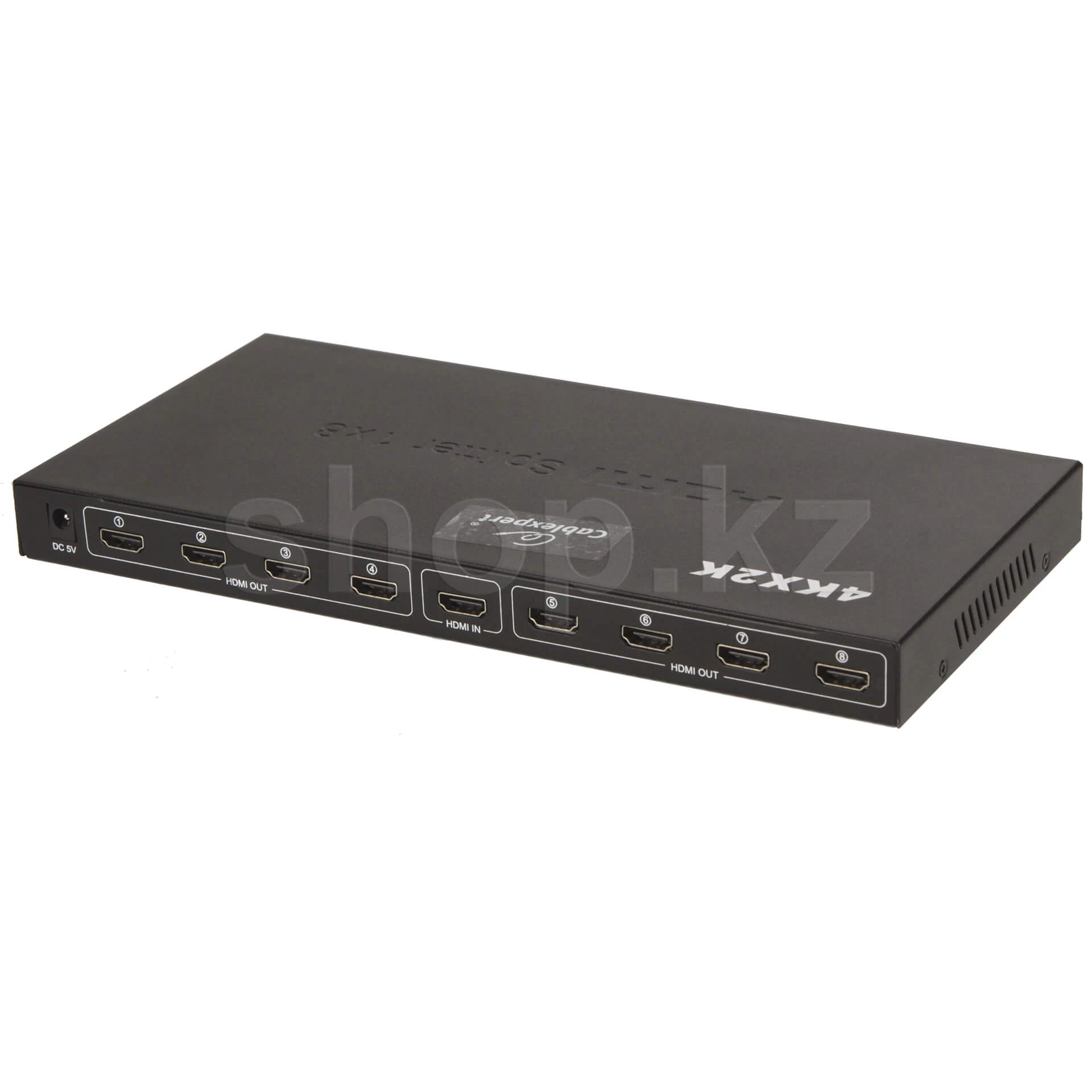Разветвитель HDMI Cablexpert DSP-8PH4-03, 1х8 Splitter, 4K 30Hz, HDCP v.1.4 — 2