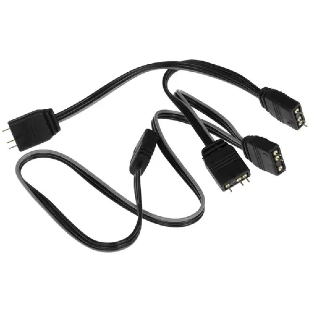 Разветвитель ID-Cooling FS-04 ARGB, 5V, 1x3-pin female, 4x3-pin male — 2