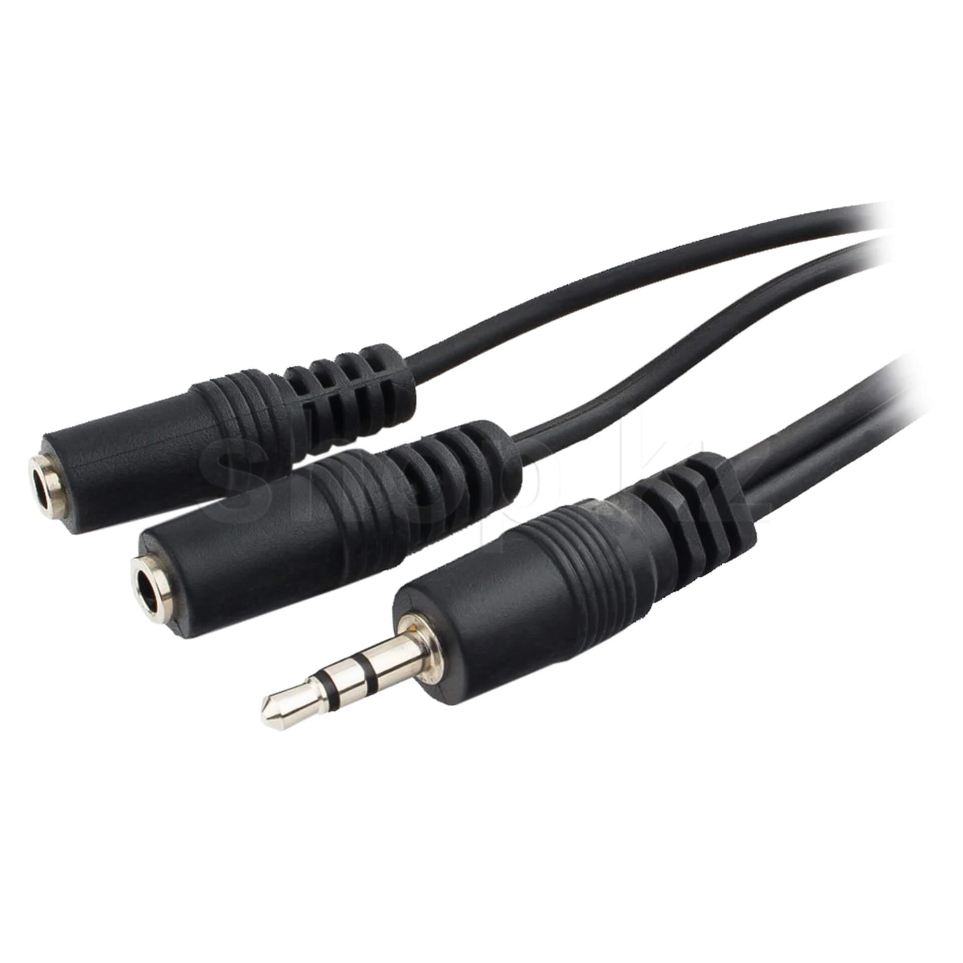 Разветвитель аудио Cablexpert CCA-415, 0.1m, Black, OEM