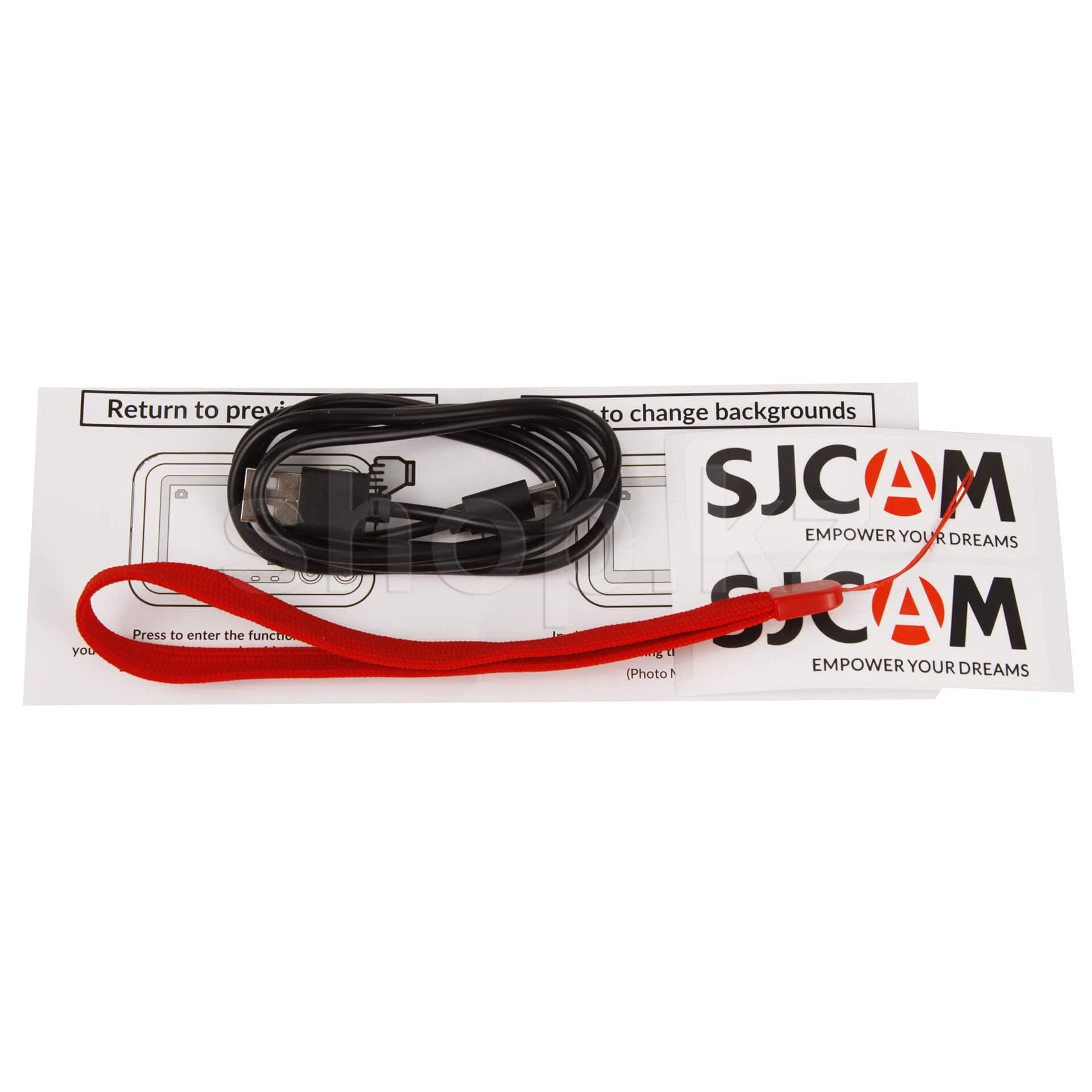 Экшн-камера SJCAM FunCam, 12 Mpx, 1080P, 800mAh, Red — 5