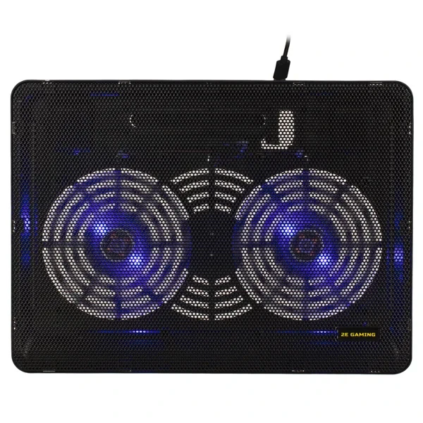 Система охлаждения 2E Gaming, 2E-CPG-001, 14", 1000 rpm, 2x12.5см, LED, USB, Black