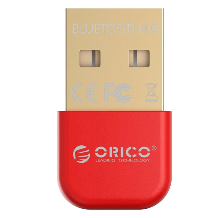 Адаптер USB Bluetooth Orico BTA-403-RD, BT 4.0, Red