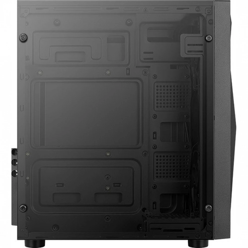 Корпус AeroCool Glider-G, Midi Tower, ATX, Black, 1x3.5"/4x2.5", 2xUSB, USB3.0, RGB — 4