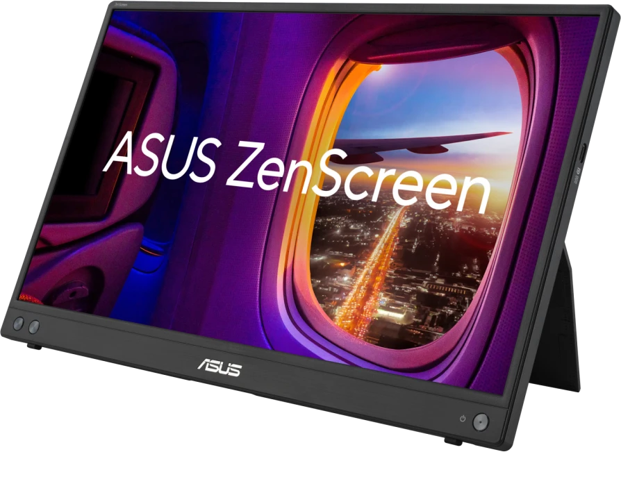 Монитор 15.6" Asus ZenScreen MB16AHV, Black, IPS, 1920x1080@60Hz, 250кд/м2, 800:1, 5ms, miniHDMI