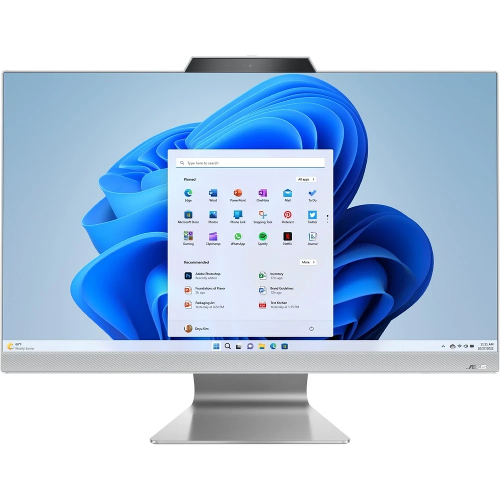 Моноблок Asus F3702WFAK, 27"FHD, Ryzen 5 7520U/8GB/512GB/Radeon Graphics/W11H — 2