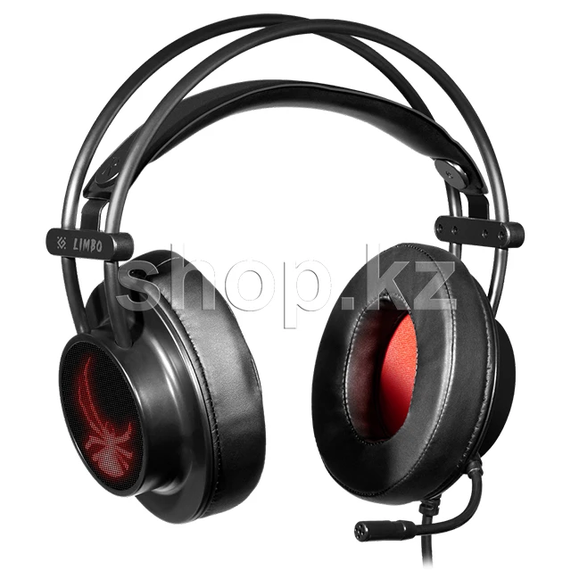 Гарнитура Defender Limbo, 20Hz-20kHz, 32 Om, 125dB, mic 100Hz-16kHz, 2.2 m, Black — 2