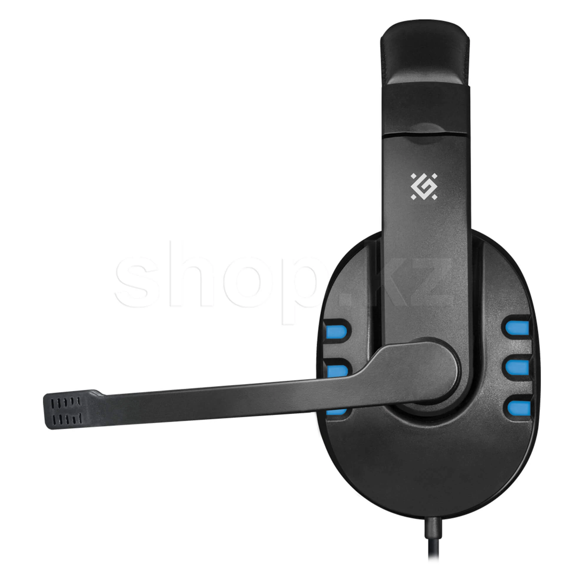 Гарнитура Defender Warhead G-160, 20Hz-20kHz, 32 Om, 108 dB, mic 20Hz-16kHz, 54 dB, 2.5m, Black-Blue — 3