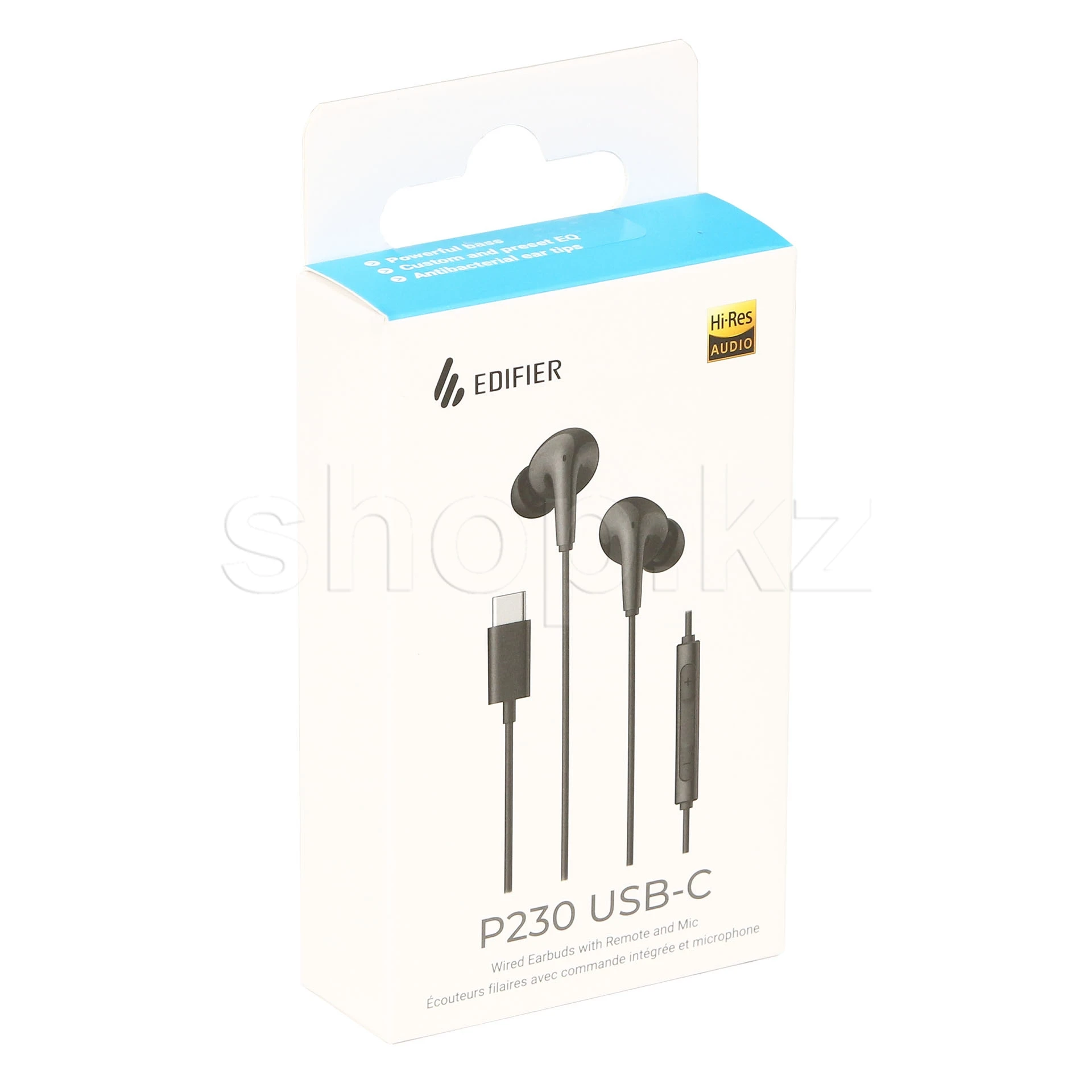 Гарнитура Edifier P230, 20Hz-40kHz, 94dB, USB-C, 1.2m, Black — 4