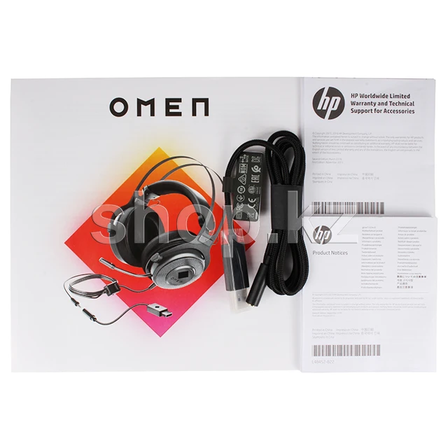 Гарнитура HP Omen Blast, 20Hz-20kHz, 32Om, 95dB, mic 100Hz-10kHz, 1.8m, Black — 4
