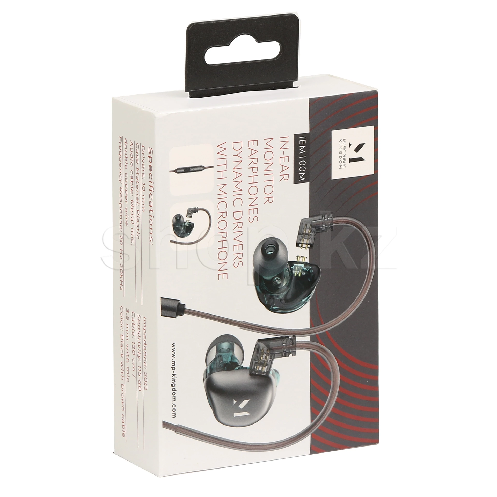 Гарнитура Music Public Kingdom IEM100M, 20Hz-20kHz, 20 Om, 115dB, 1.2m — 4