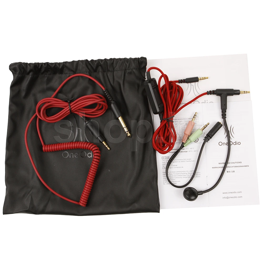 Гарнитура OneOdio Fusion A71M, 20Hz-40kHz, 32 Om, 110dB, 1.2+3m, Black — 5