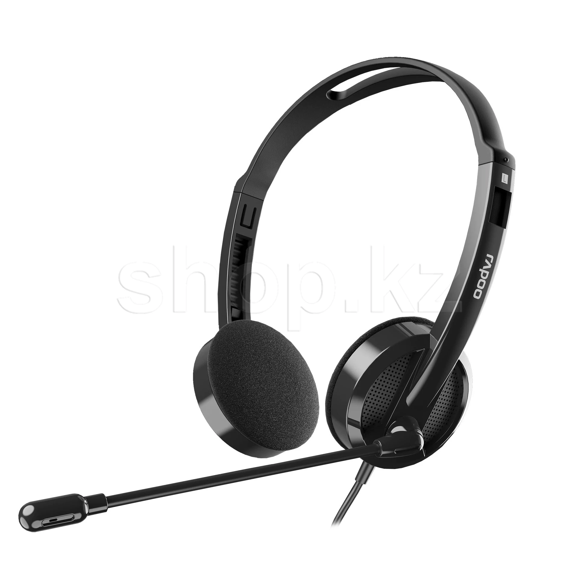 Гарнитура Rapoo H101, 20Hz-20kHz, 32 Om, 100dB, mic -45, 1.8 m, 3.5mm MiniJack, Black