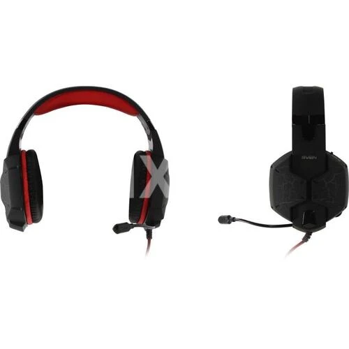 Гарнитура Sven AP-U988MV, 20Hz-20kHz, 32 Om, 108dB, mic 30Hz-16kHz, 2.2m, Black-Red