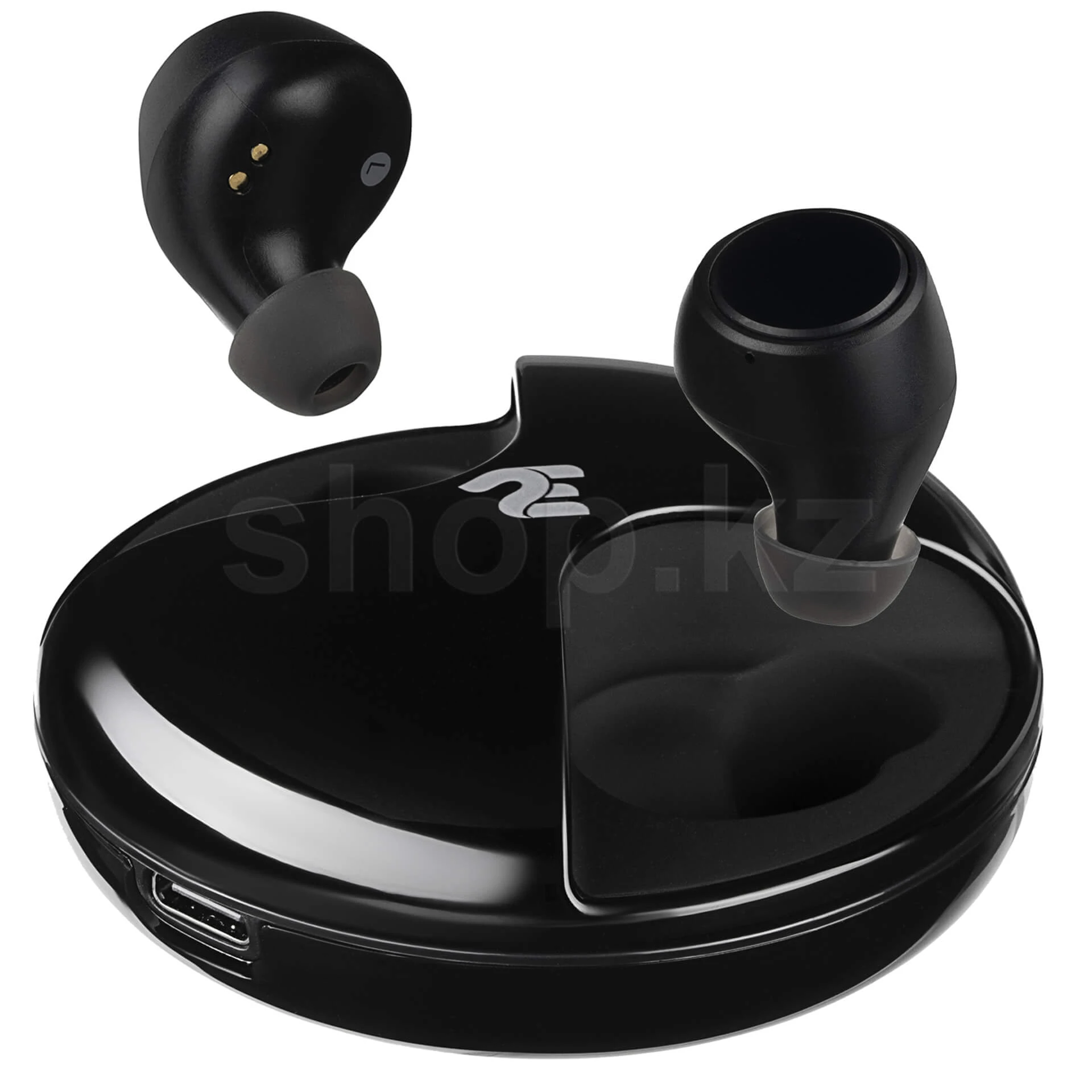 Bluetooth гарнитура 2E RainDrops Light Truet Wireless Waterproof Mic, 20Hz-20kHz, 16Om, BT5.0, Black — 2