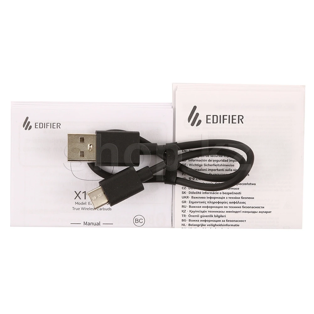 Bluetooth гарнитура Edifier X1 Lite, 20Hz-20kHz, 32 Om, 94dB, BT5.4, IPX54, White — 5