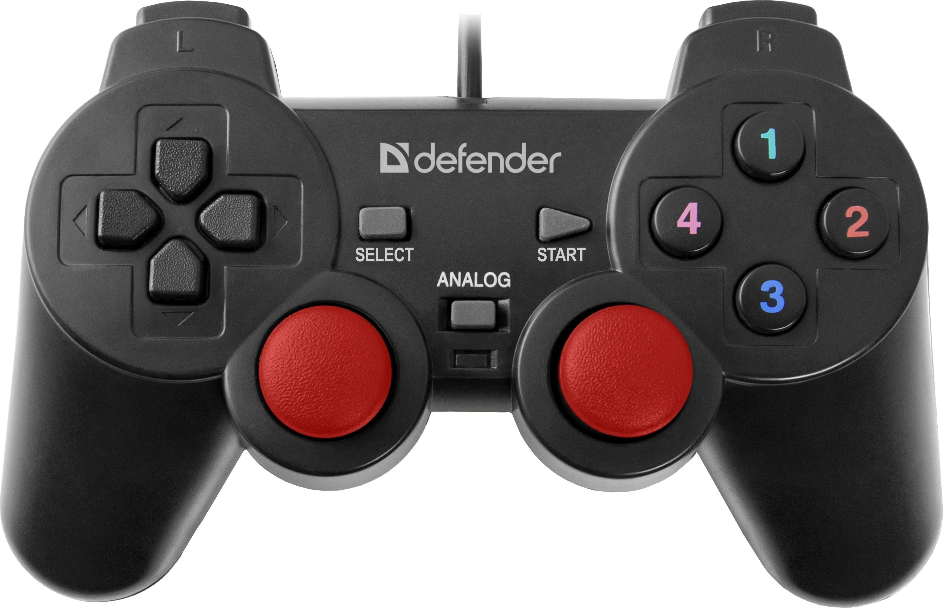 Геймпад Defender Glyder, Vibration, 12 кнопок, 4-поз джойстик, 2 D-Pad, USB