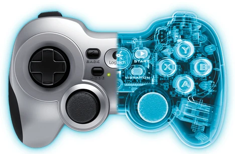 Геймпад Logitech Wireless Gamepad F710, беспроводной,Vibration,12 кн+2 мини-джойстика+D-Pad,2хAA,USB — 3