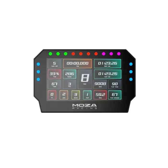 Игровой экран Moza CM2 HD Racing Dash RS072, 5", RGB, 1280x720, Black