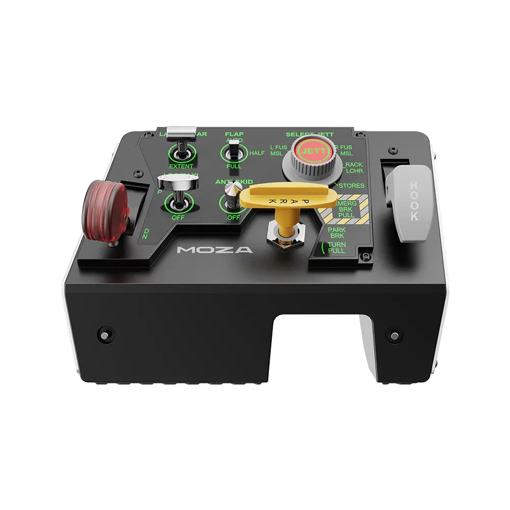 Панель авиасимулятора MOZA MTLP Take-off Landing Panel (AS009), 25 переключателей,датчик Холла,Black — 3