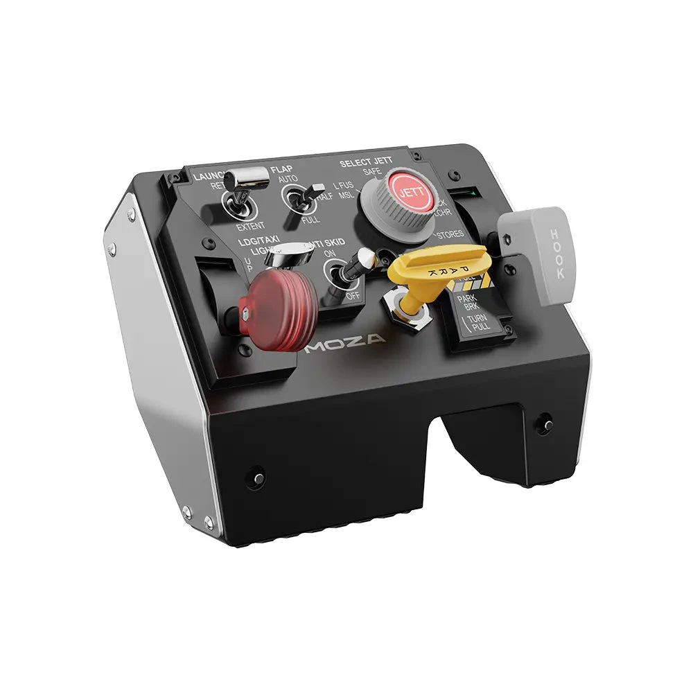 Панель авиасимулятора MOZA MTLP Take-off Landing Panel (AS009), 25 переключателей,датчик Холла,Black — 4