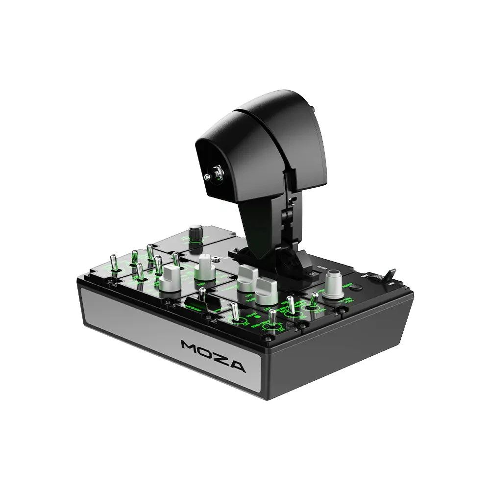 Рычаг управления двигателем Moza MTP Throttle Panel (AS008), 27 кнопок, виброэффект, USB, Black