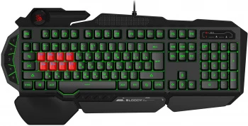 Клавиатура A4Tech Bloody B318, Black, Multimedia, Gaming, LED-Backlight, LK Black Switches, USB