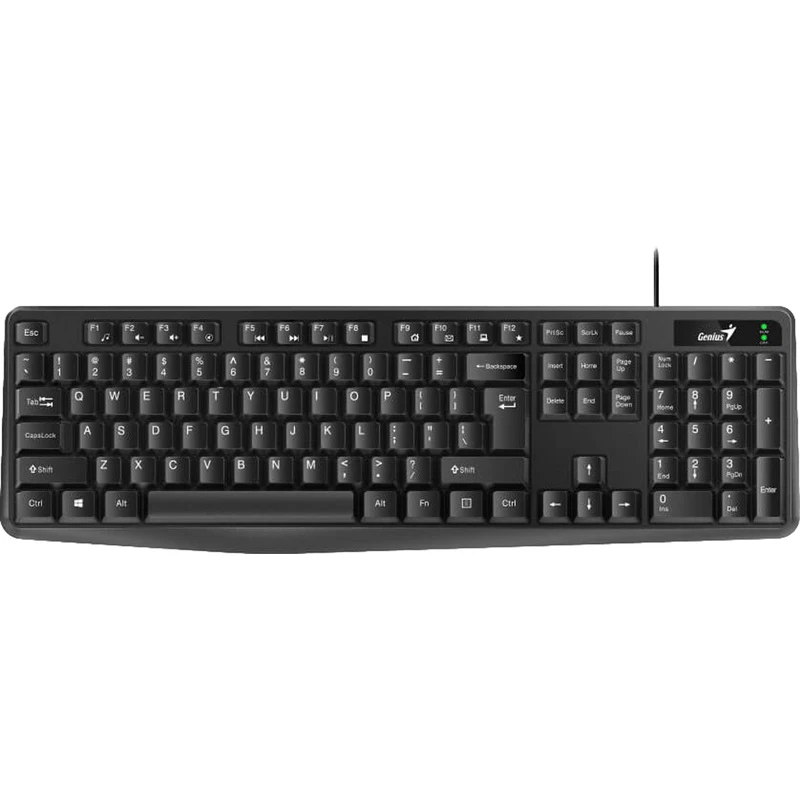 Клавиатура Genius KB-117, Black, Multimedia, USB