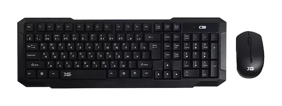 Клавиатура X-Game XD-7700GB, Wireless, Black, USB + мышь