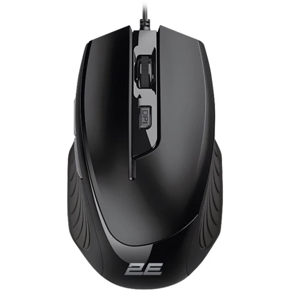 Мышь 2E MF180, Black, Wired, Optical, 3200dpi, USB