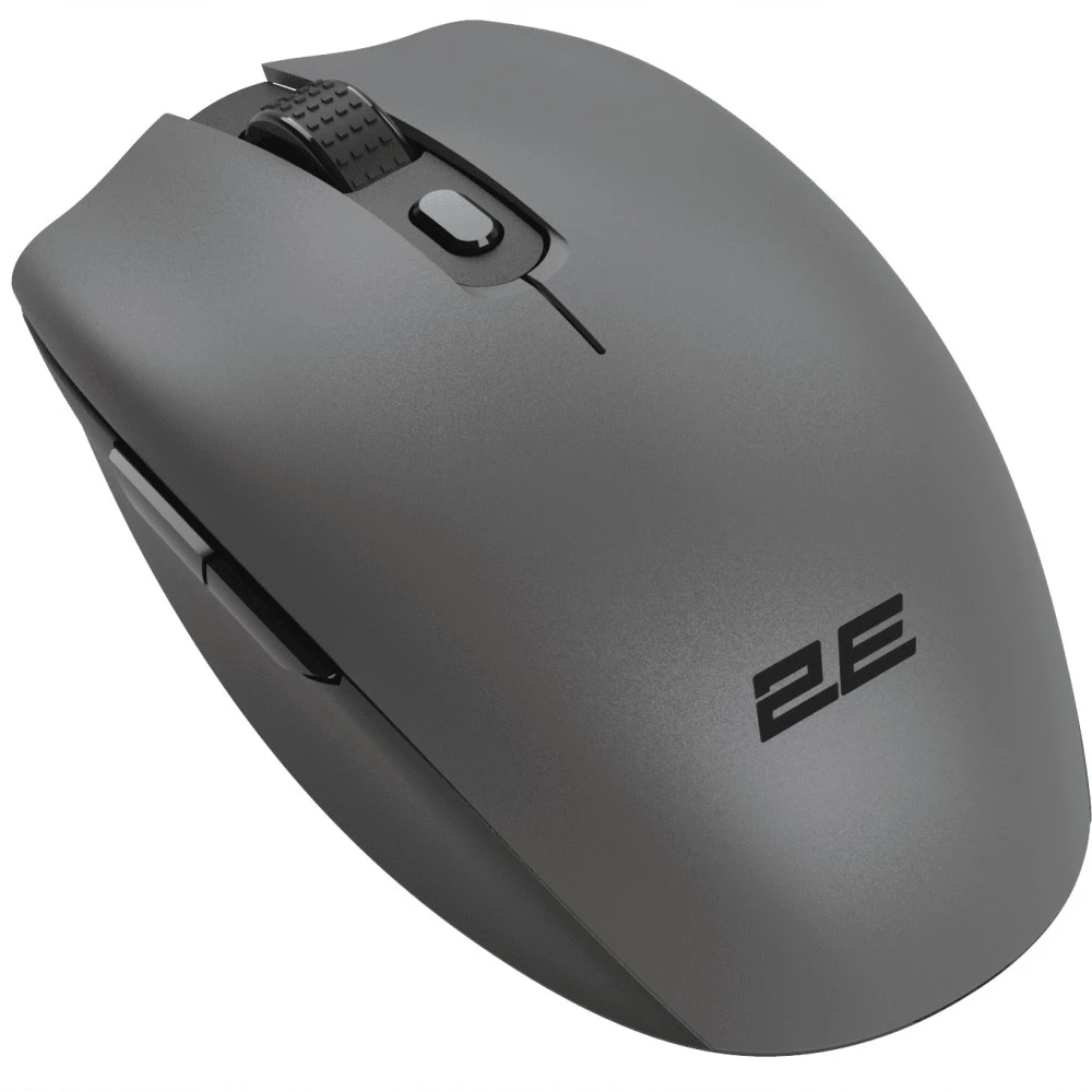 Мышь 2E MF2030 Rechargeable WL, Grey, Wireless, Optical, 1600dpi, 1 x AA, USB — 2