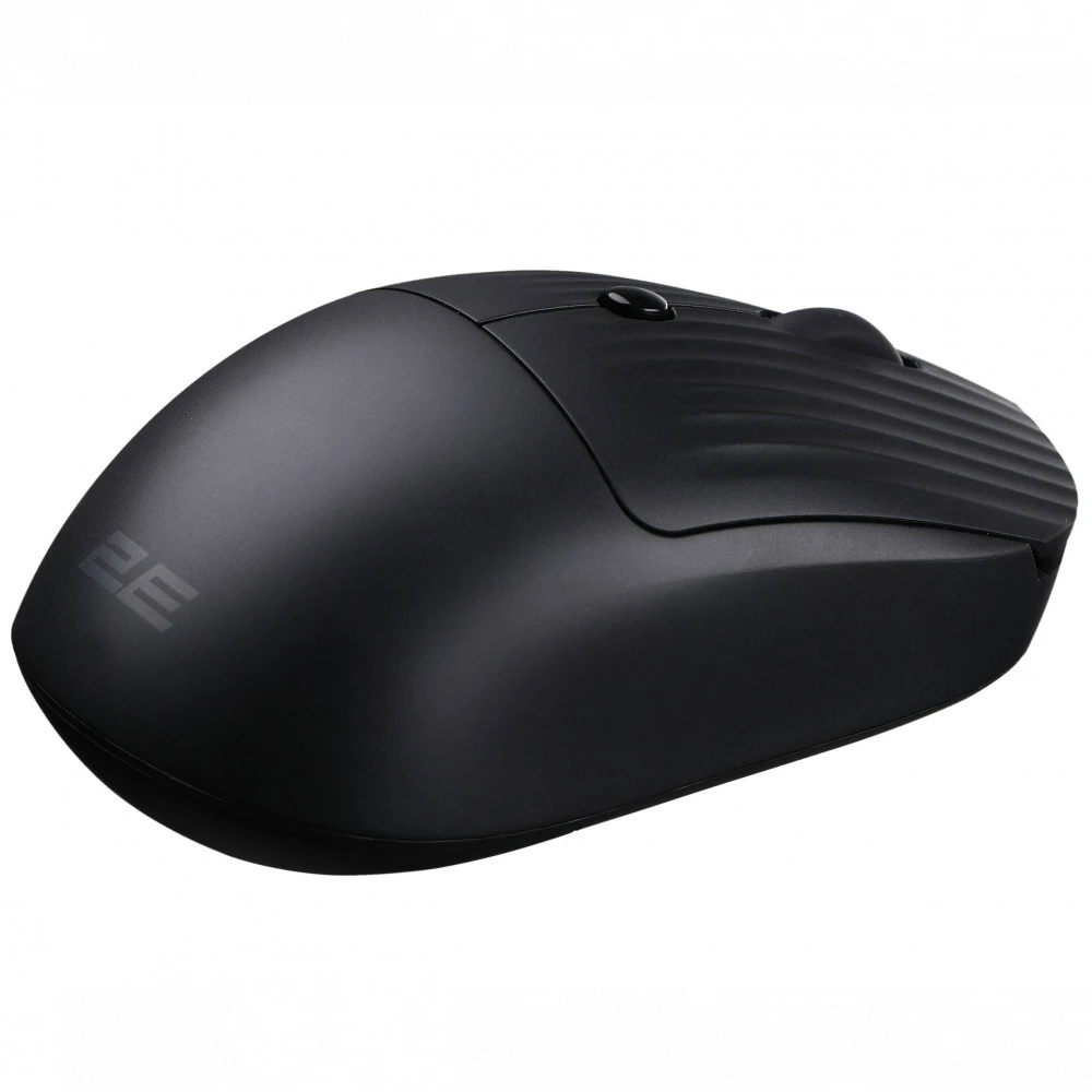 Мышь 2E MF218, Black, Wireless, Optical, 1600dpi, AA, BT, 2.4GHz, USB — 3