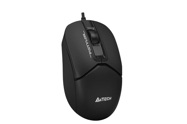 Мышь A4Tech Fstyler FM12, Black, Wired, Optical, 1200dpi, USB — 2
