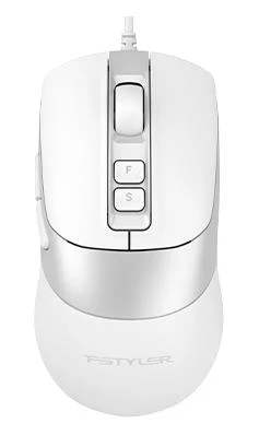 Мышь A4tech Fstyler FM50S Plus, White, Wired, Optical, 4000dpi, 1.5m, USB