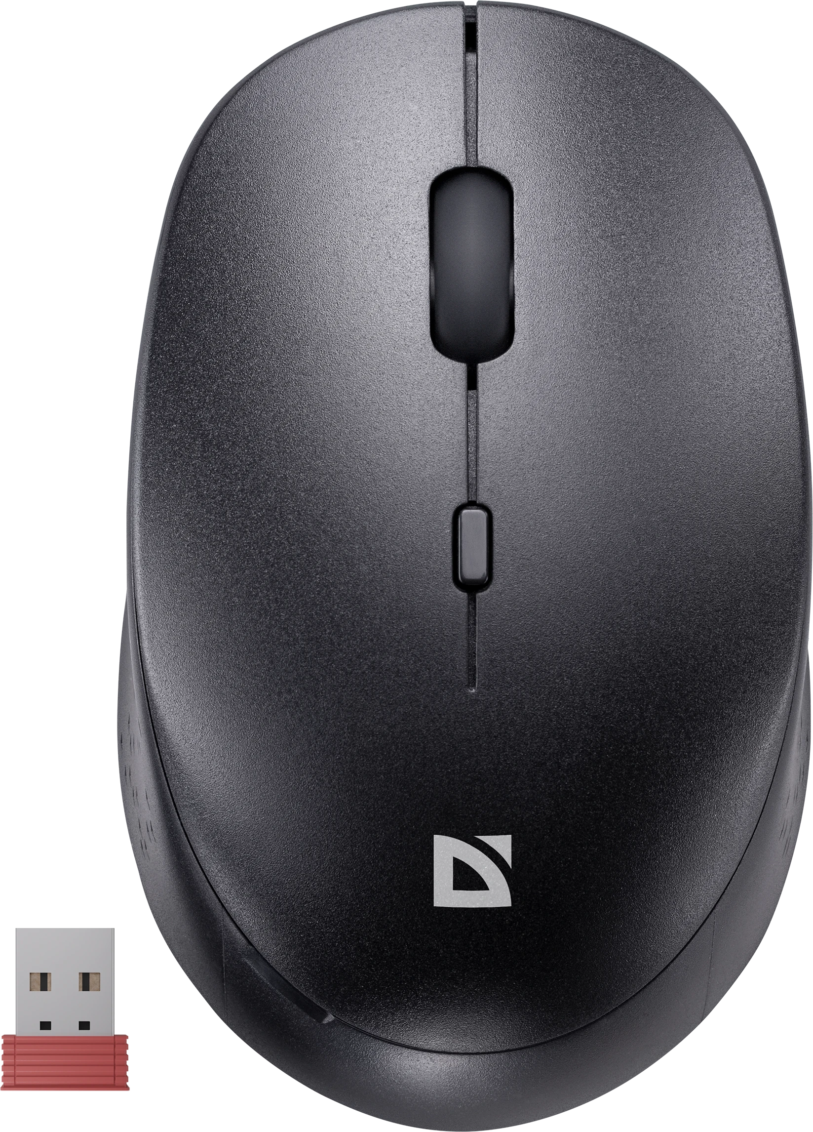 Мышь Defender Auris MB-027, Black, Wireless, Optical, 1600dpi, 1xAA, USB